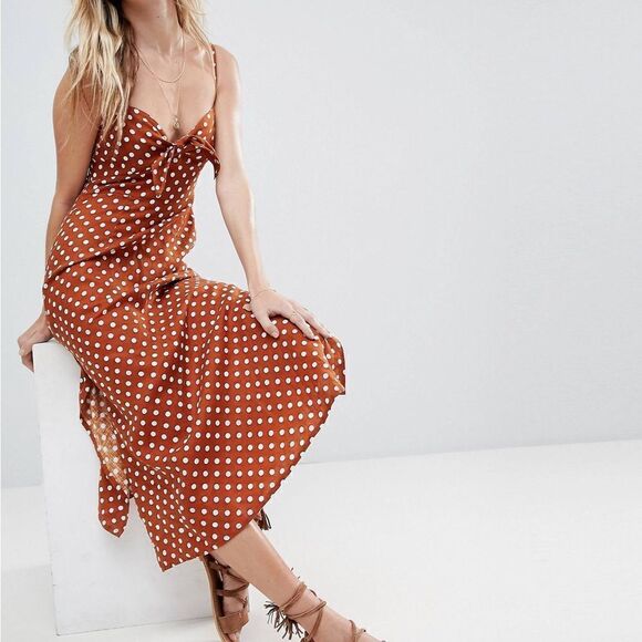 Faithfull The Brand Polkadot Midi Dress - Picture 6 of 9